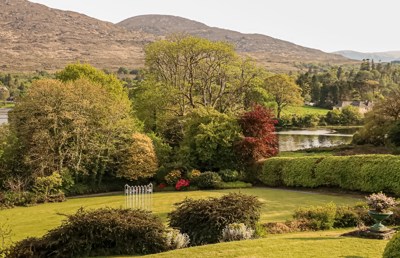 Garden With Sculpture Resized