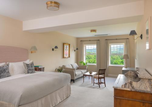  a beautifully designed guest suite at the luxury Park Hotel Kenmare located in Kenmare, County Kerry, Ireland